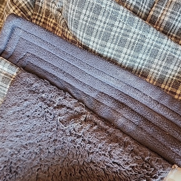 The North Face moonlight gray Wildcat soft shell plaid winter jacket M - Picture 15 of 16